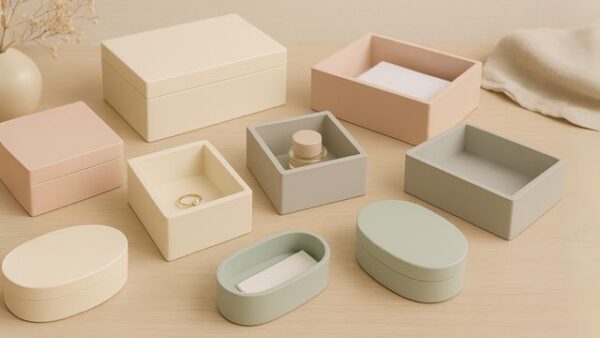 Hộp gỗ MDF nhiều kích thước và màu pastel, dùng làm quà tặng, trang trí và lưu trữ cá nhân