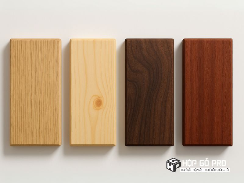 Các loại gỗ cao cấp dùng làm hộp rượu